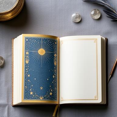 Deník snů s astrologickými motivy