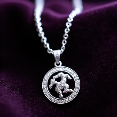Stříbrný náhrdelník se znamením Berana