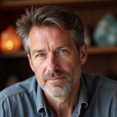 Portrét Jakuba Dvořáka, experta na krystaloterapii